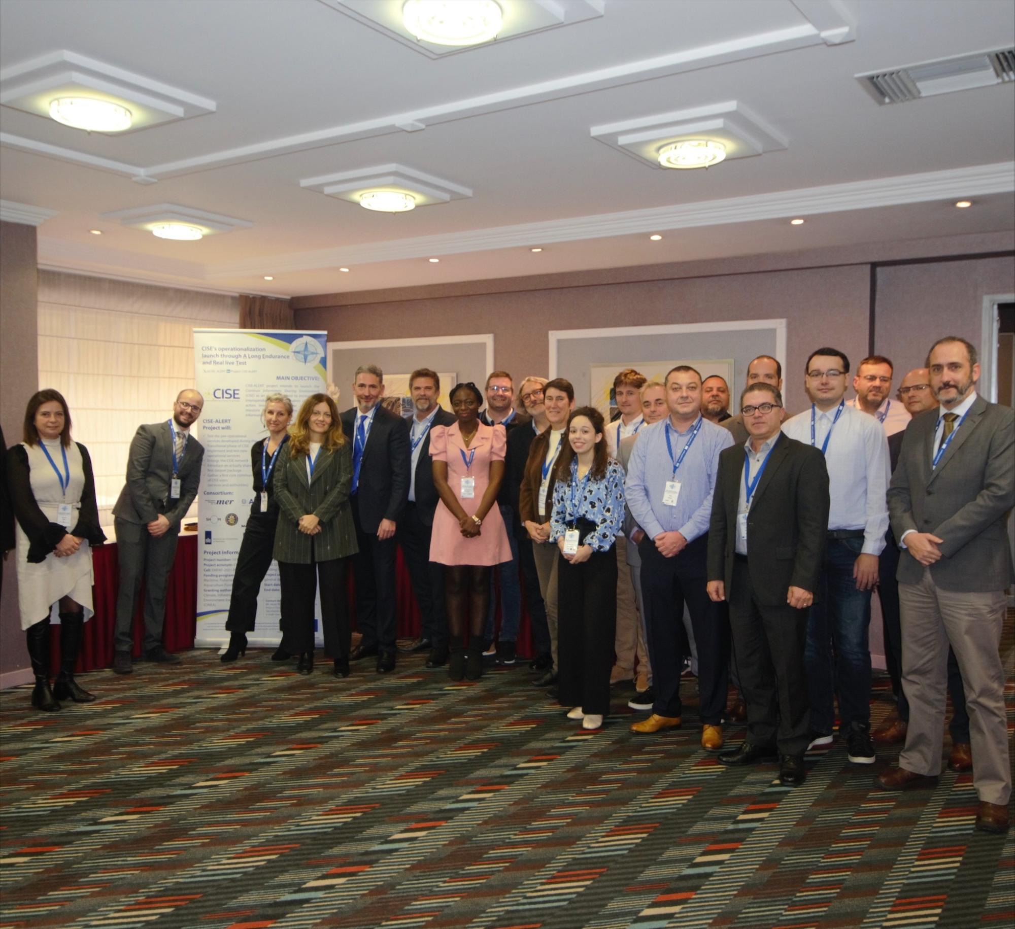 1st Review Meeting and 3rd Consortium Meeting of Project CISE-ALERT