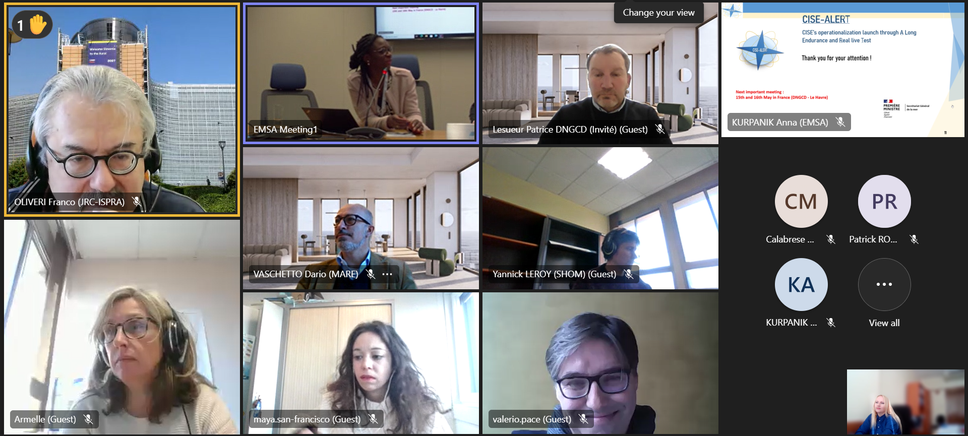 4th Steering Committee Meeting of the CISE-ALERT Project