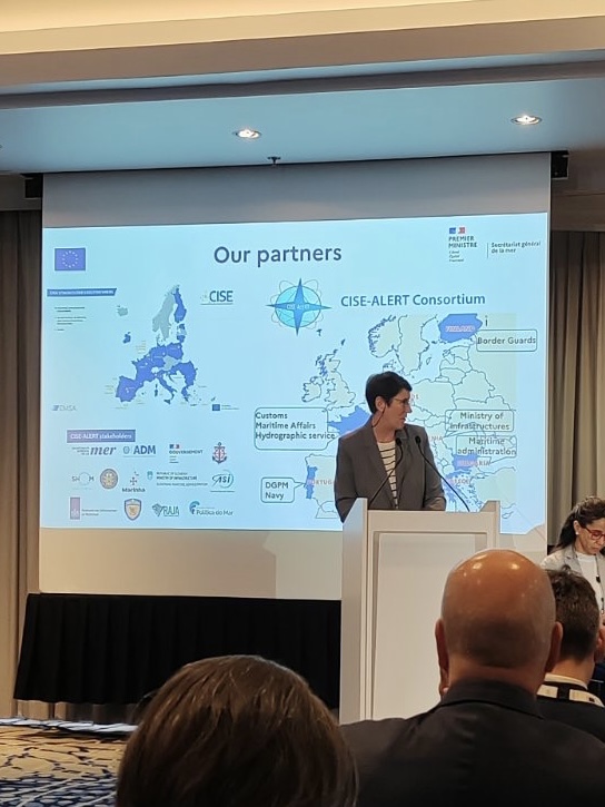 CISE-ALERT project presented during CERIS thematic Workshop on Innovation for maritime situational awareness and maritime security