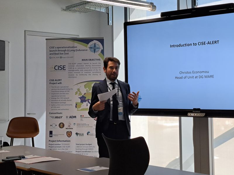 Project CISE-ALERT organized an interactive CISE Workshop “CISE-ALERT: towards CISE’s operationalization” during the European Maritime Day 2024