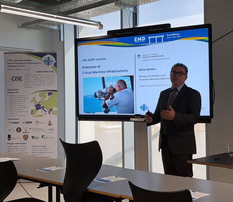 Project CISE-ALERT organized an interactive CISE Workshop “CISE-ALERT: towards CISE’s operationalization” during the European Maritime Day 2024